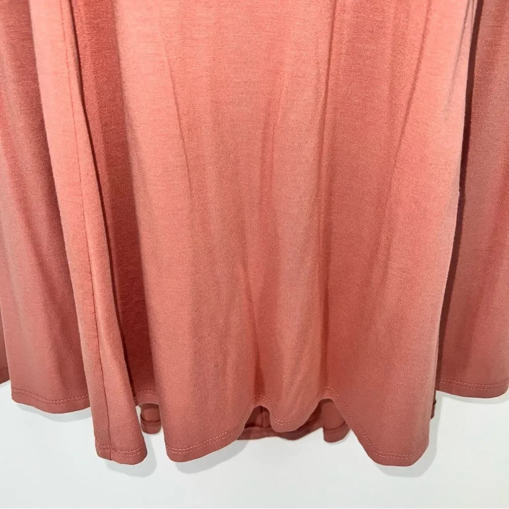 Blu Heaven Women's Dusty Pink Off-Shoulder Sleeveless Swing/Tent Dress-Size M